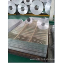 Usine de prix usine Fini 1100 feuille en aluminium avec revêtement en PVC